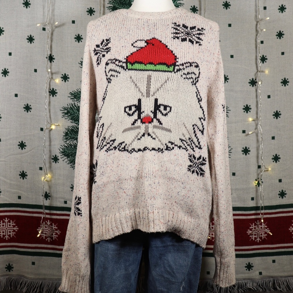Grumpy Cat Christmas Sweater